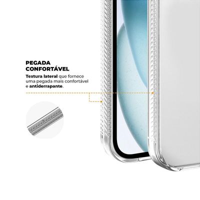 Kit Capa Anti-Slip  e Pelicula Defender Pro Privacidade para iPhone 15 - Gshield