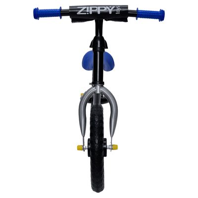 Bicicleta Sem Pedal De Equilibrio Infantil 2 Rodas Zippy Toys Bike De Passeio Para Criança Aro 12 Capacidade 25kg Azul