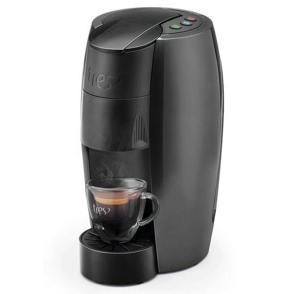 Cafeteira Expresso LOV Multibebidas 1250W TRES Carbono / 110V