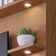 Estante Painel Para TV 70 Pol com LED Itapema C04 Freijó Cinza Fosco - Lyam Decor