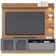 Estante Painel Para TV 70 Pol com LED Itapema C04 Freijó Cinza Fosco - Lyam Decor