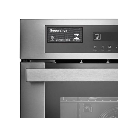 Forno Elétrico de Embutir Panasonic Multifunções 80L Inox - HL-CX668SRPK - 220V