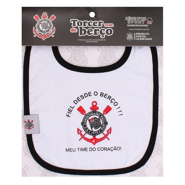 Babador Bebê Corinthians Revedor