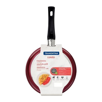 Omeleteira Antiaderente 20 Cm Loreto Starflon T1 Tramontina