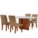 Mesa Olimpia 120 Mdf Canto Copo Com 4 Cadeiras Grecia
