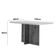 Mesa Olimpia 120 Mdf Vidro Canto Copo Com 4 Cadeiras