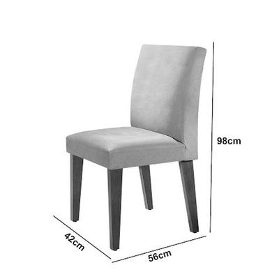 Mesa Olimpia 120 Mdf Canto Copo Com 4 Cadeiras Grecia