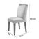 Sala De Jantar Mesa 120cm Mdf Vidro Canto Copo  4 Cadeiras