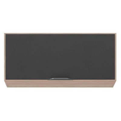 Armário Aéreo Firenze 70cm 1 Porta 94101 Demóbile Avena Touch E Grafito