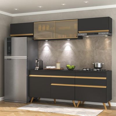 Cozinha Completa 5 Peças Com Leds Mp2033 Veneza Up