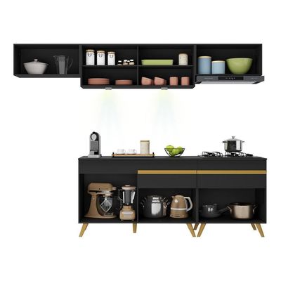 Cozinha Completa 5 Peças Com Leds Mp2033 Veneza Up