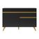 Gabinete Banheiro 2 Portas E 1 Gav Retrô 70cm Mp5025 Preto