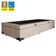 Cama Box Baú Solteiro Suede Sereneprime Bege 88x188x44