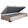 Cama Box Baú Solteiro Suede Sereneprime Bege 88x188x44