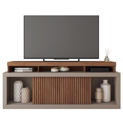 Bancada Rack Para Tv Até 70 Polegadas Sun Marrom Caemmun