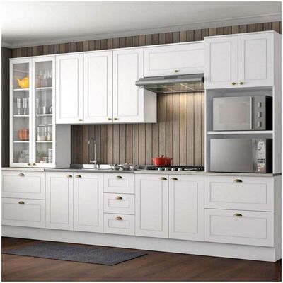 Balcão 2 Portas Clássico 120 Cm Sem Tampo Henn Branco