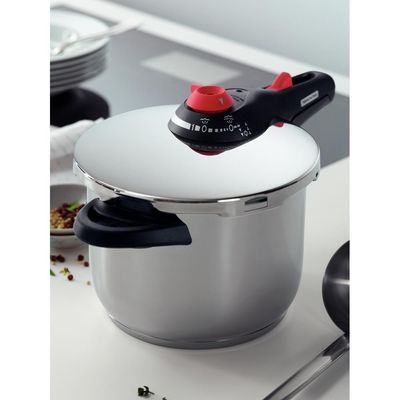 Panela De Pressão 6l Tramontina Aço Inox Fundo Triplo Solar