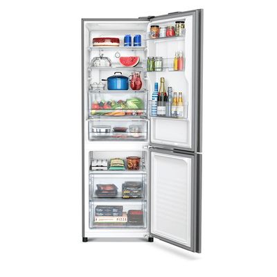 Geladeira Panasonic Frost Free 397L A+++ Titânio - NR-BB41PV1T 220V