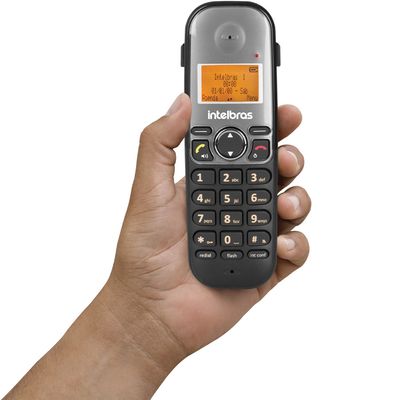Telefone Intelbras sem Fio com Identificador de Chamadas Ts5120 Preto