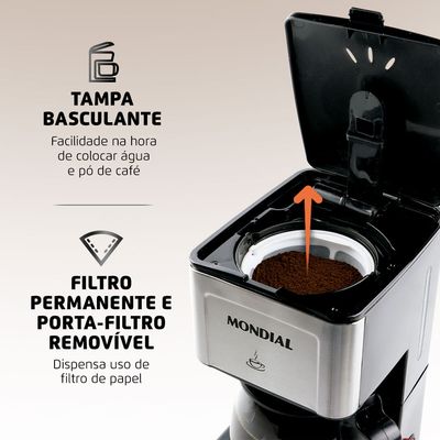 Cafeteira Elétrica Mondial C-43-20X-SI 110