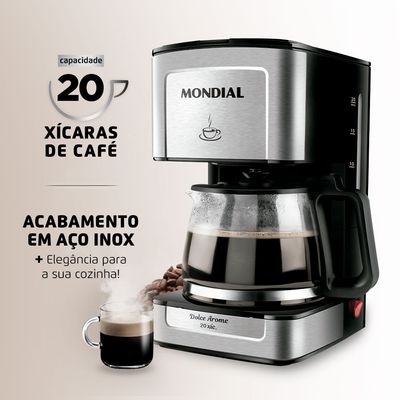 Cafeteira Elétrica Mondial C-43-20X-SI 110