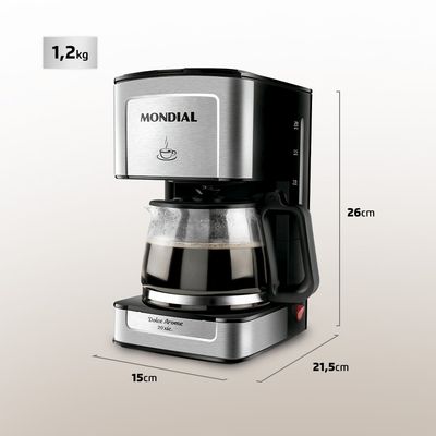 Cafeteira Elétrica Mondial C-43-20X-SI 110