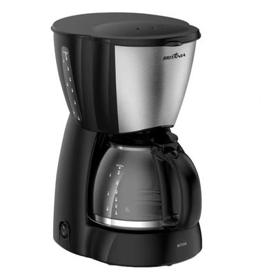 Cafeteira Elétrica Britânia BCF32A 30 xícaras Preto e Inox / 220V