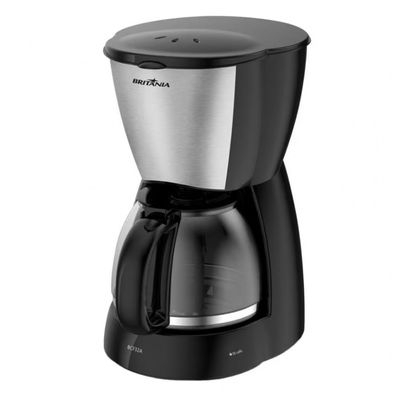 Cafeteira Elétrica Britânia BCF32A 30 xícaras Preto e Inox / 220V