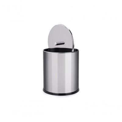 Lixeira Inox Tampa 5,4litros Decorlinelixeiras ø 18,5x23cm