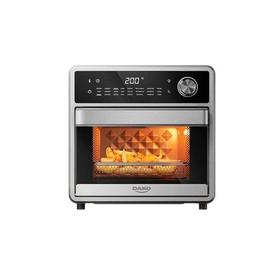 Forno Fryer Elétrico Dako Analógico 15Litros 1600W Inox 127V