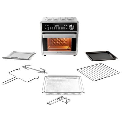 Forno Fryer Elétrico Dako Analógico 15Litros 1600W Inox 127V