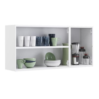 Armário De Cozinha Aéreo 3 Portas Em Aço Itatiaia New Premium Branco