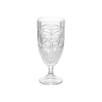 Taça De Cristal Palm Tree Coqueiro Transparente 450ml Wolff