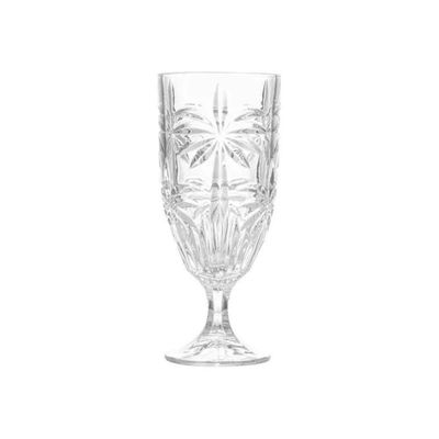 Taça De Cristal Palm Tree Coqueiro Transparente 450ml Wolff