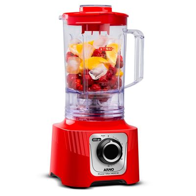 Liquidificador Arno Power Max LN63 1400W Jarra 3,1L Vermelho 127V Vermelho / 127V