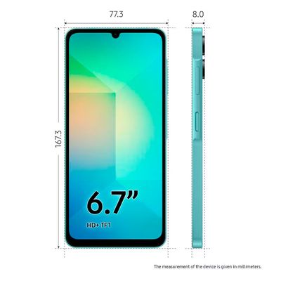 Smartphone Galaxy A06 4G 128GB 6,7 Polegadas Samsung Verde