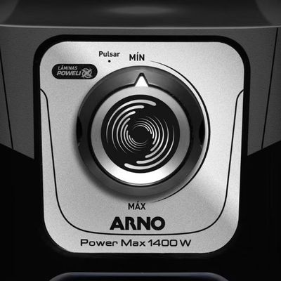 Liquidificador Arno Power Max LN65 Comfort Control 15 Velocidades 1400W Preto / 110V