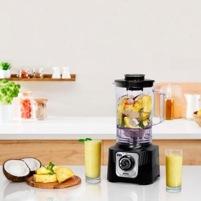 Liquidificador Arno Power Max LN65 Comfort Control 15 Velocidades 1400W Preto / 110V
