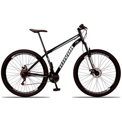 Bicicleta Bike Aço Aro 29 Suspensão Dianteira 21 Velocidades Freio A Disco Cinza