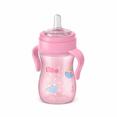 Mamadeira Sp Lillo Evolution Primeiros Passos Silicone Menina 240ml