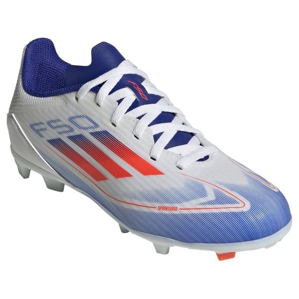 Chuteira Campo Adidas F50 League Jr 35 / Branco e Azul