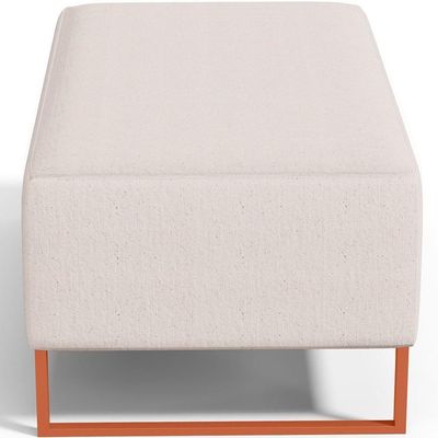 Puff Decorativo Cléo 90Cm W01 Linho Cru
