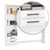 Guarda Roupa Modulado Paris 5 Portas Com Espelho E 2 Gavetas Branco