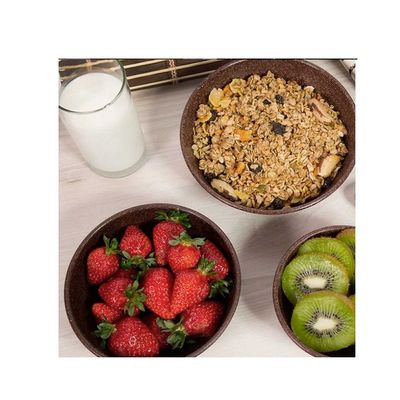 Tigela Bowl Cumbuca Salada Açai Sopa Marrom BPA Free 1L