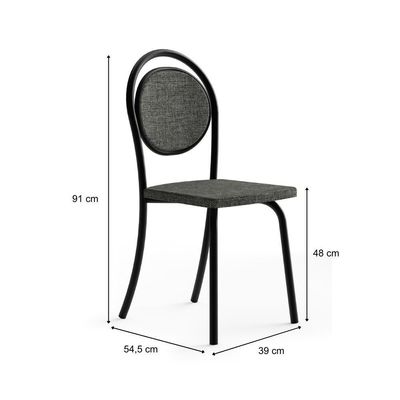 Conjunto Sala De Jantar 4 Cadeiras Nolita Carraro Fre/pre/gra