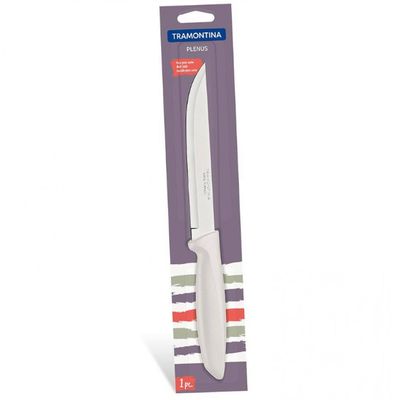 Faca 6 para Cozinha Tramontina Plenus em Aço Inox Off White