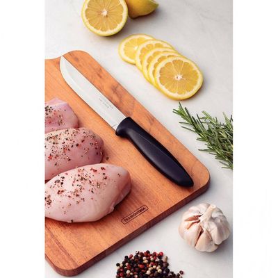 Faca 6 para Cozinha Tramontina Plenus em Aço Inox Preto