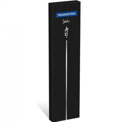 Faca 8 Deba Tramontina Sushi Silver em Aço Inox Marrom