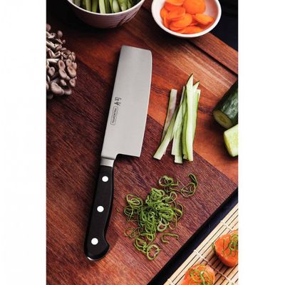 Faca 7 Nakiri Tramontina Sushi Gold em Aço Inox Preto