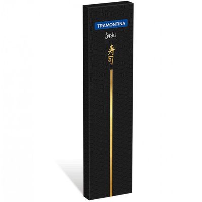 Faca 7 Nakiri Tramontina Sushi Gold em Aço Inox Preto